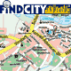 FindCity-Plan Stadt Gstrow